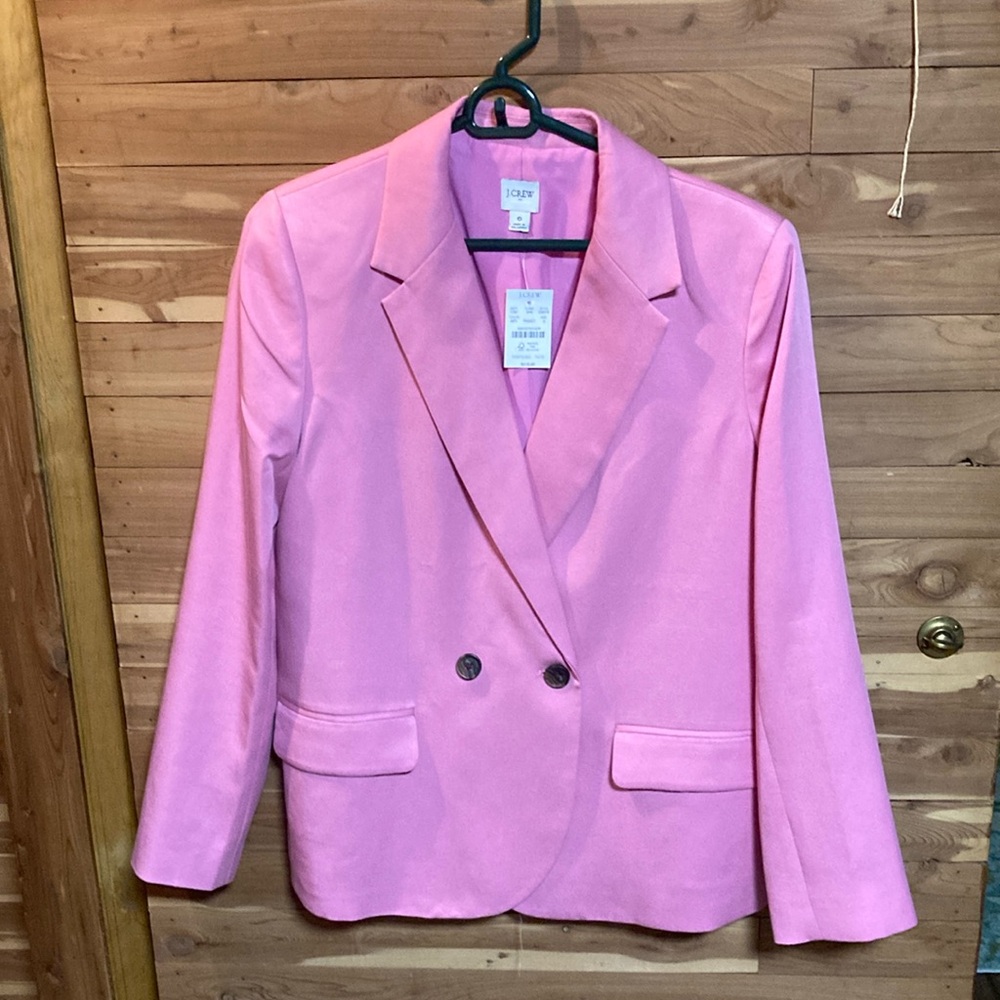 JCrew salmon pink blazer